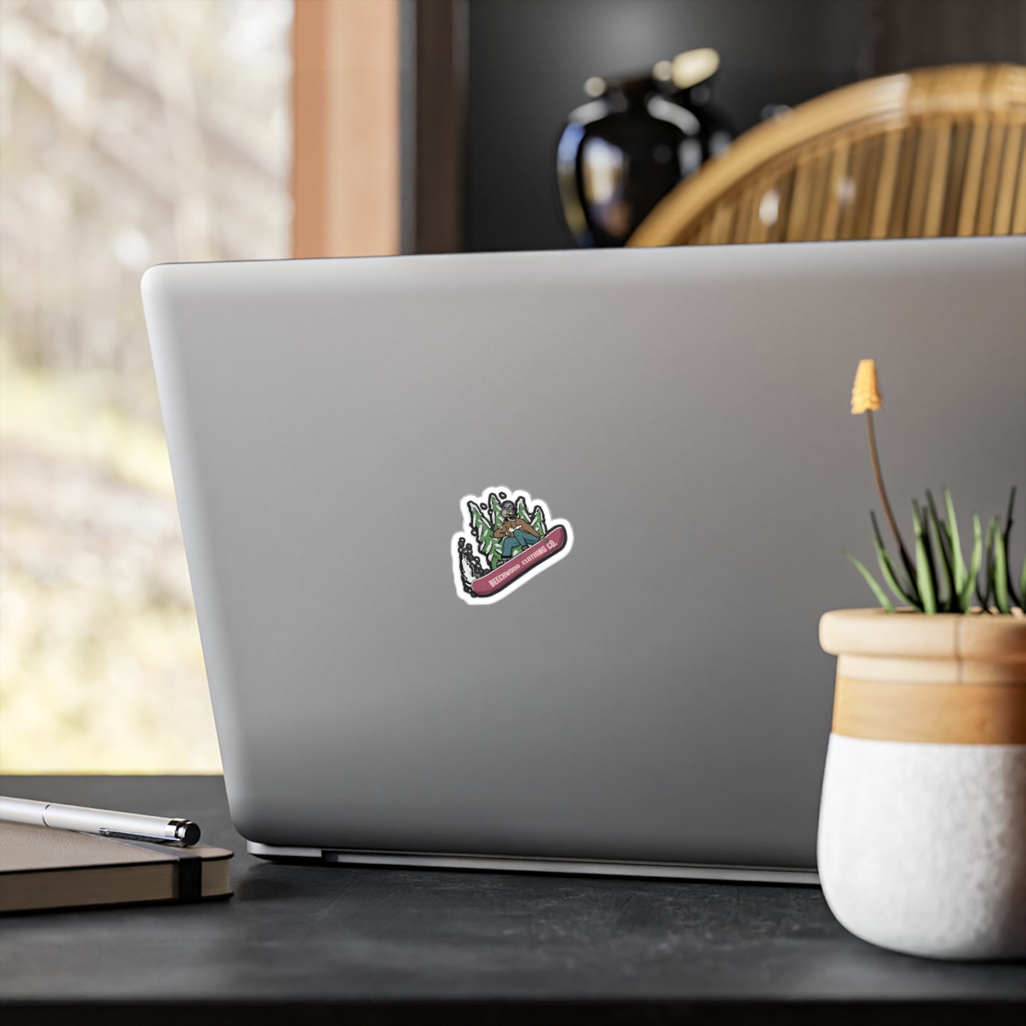 Beechwood Snowboarder Signature Sticker