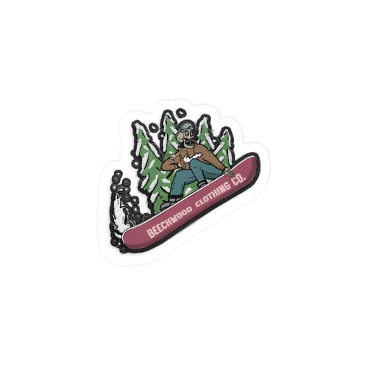 Beechwood Snowboarder Signature Sticker